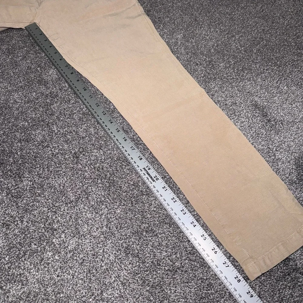 Circle of Trust Women's Khaki Linen Drawstring Pants - Size 28 (Size 6) - Picture 6 of 10